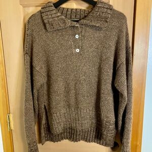 Ajaie Alaie brown jacquard sweater